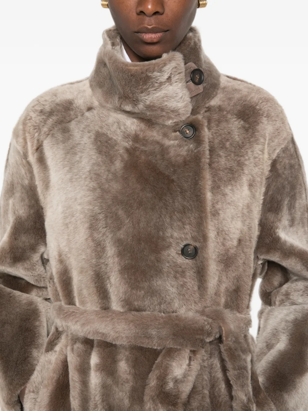 Brunello Cucinelli Lammy jas Beige