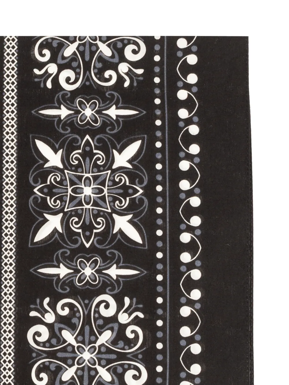 DSQUARED2 katoenen sjaal met barokprint Zwart