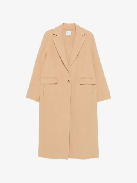 Vince notched-lapels single-breasted coat