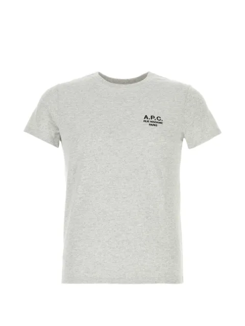 A.P.C. playera con logo estampado