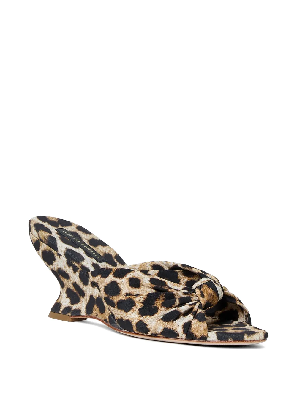 Loeffler Randall Marsy leopard-print sandals Beige