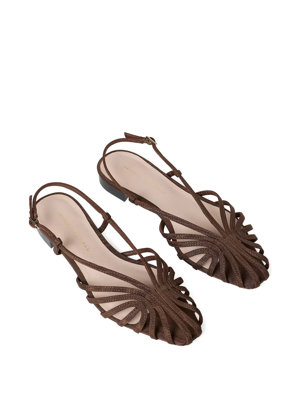 Loeffler Randall Devon cage sandals Bruin