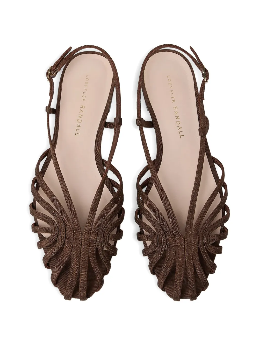 Loeffler Randall Devon cage sandals Bruin