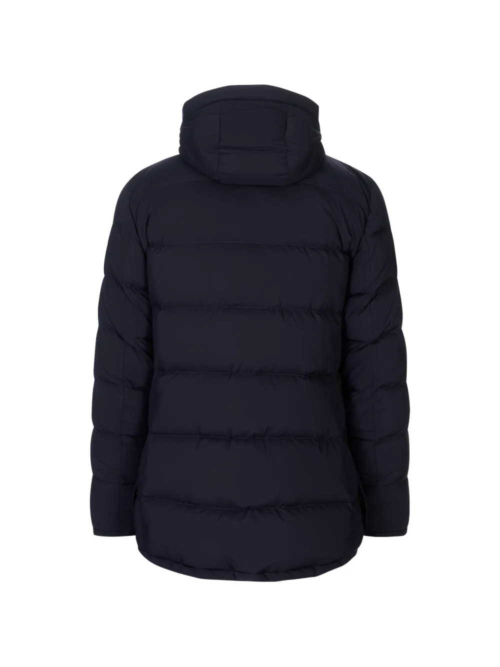 Kiton Gevoerd jack met capuchon Blauw