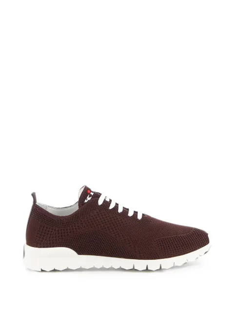 Kiton knit lace-up sneakers