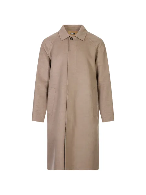 Kiton concealed-front coat
