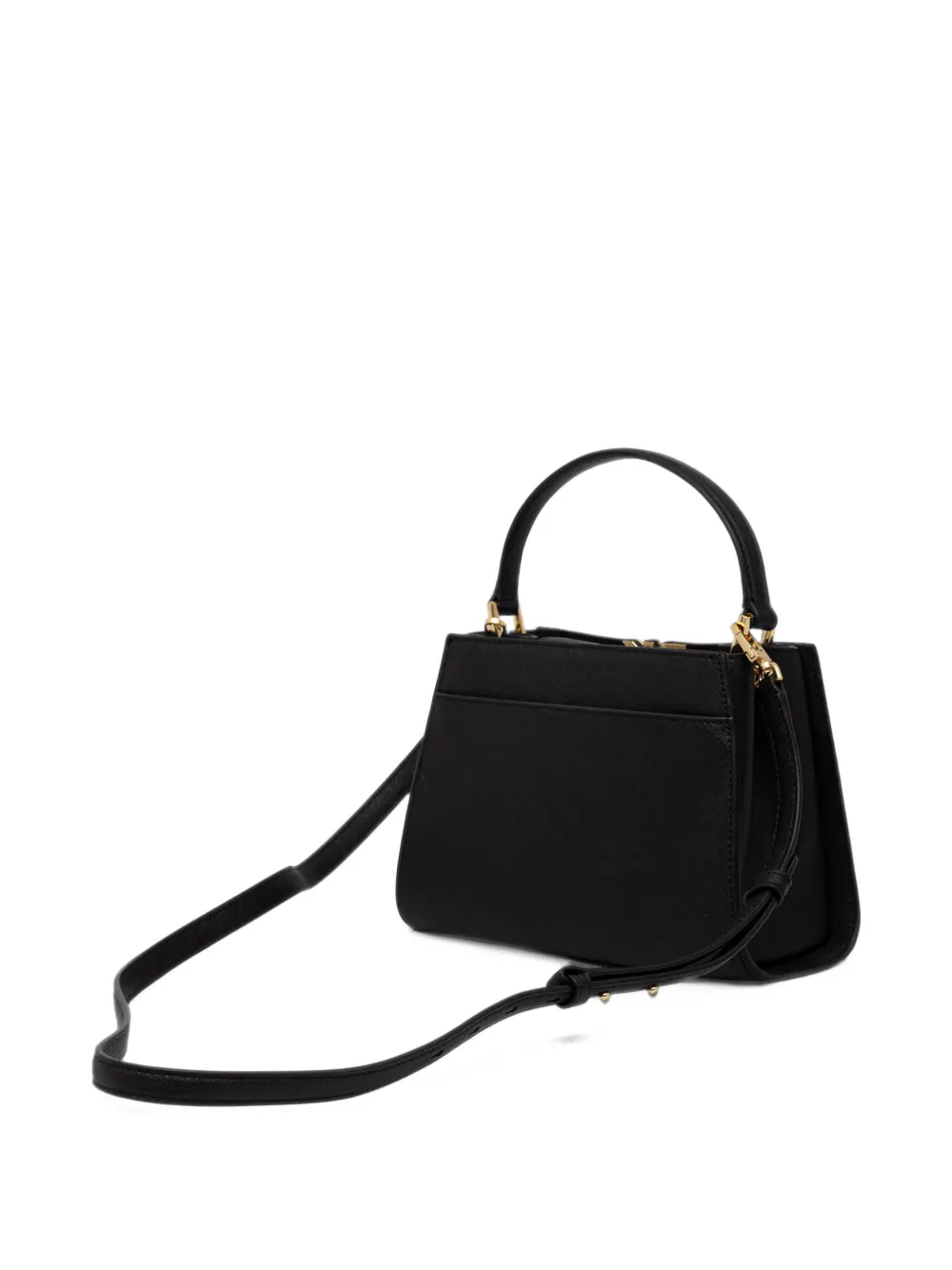 DKNY Foster logo-plaque cross tote bag Zwart