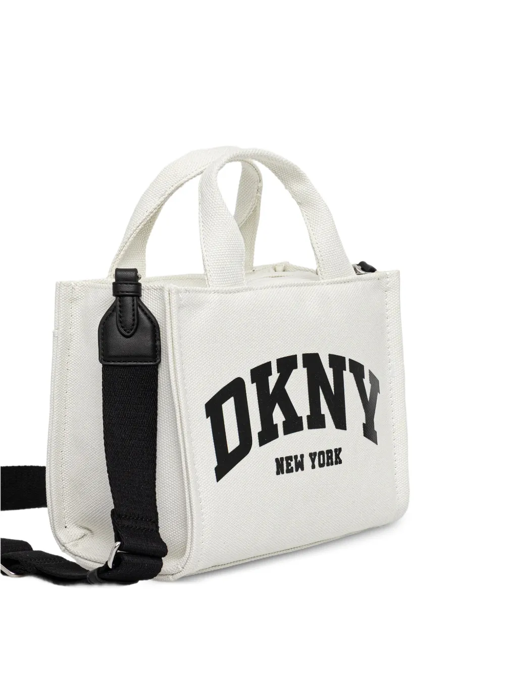 DKNY Canvas shopper Wit