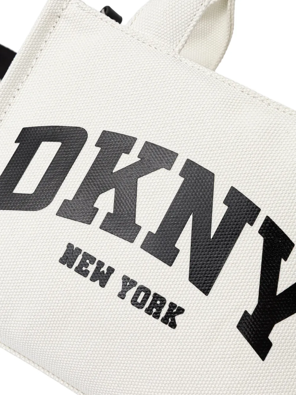 DKNY Canvas shopper Wit