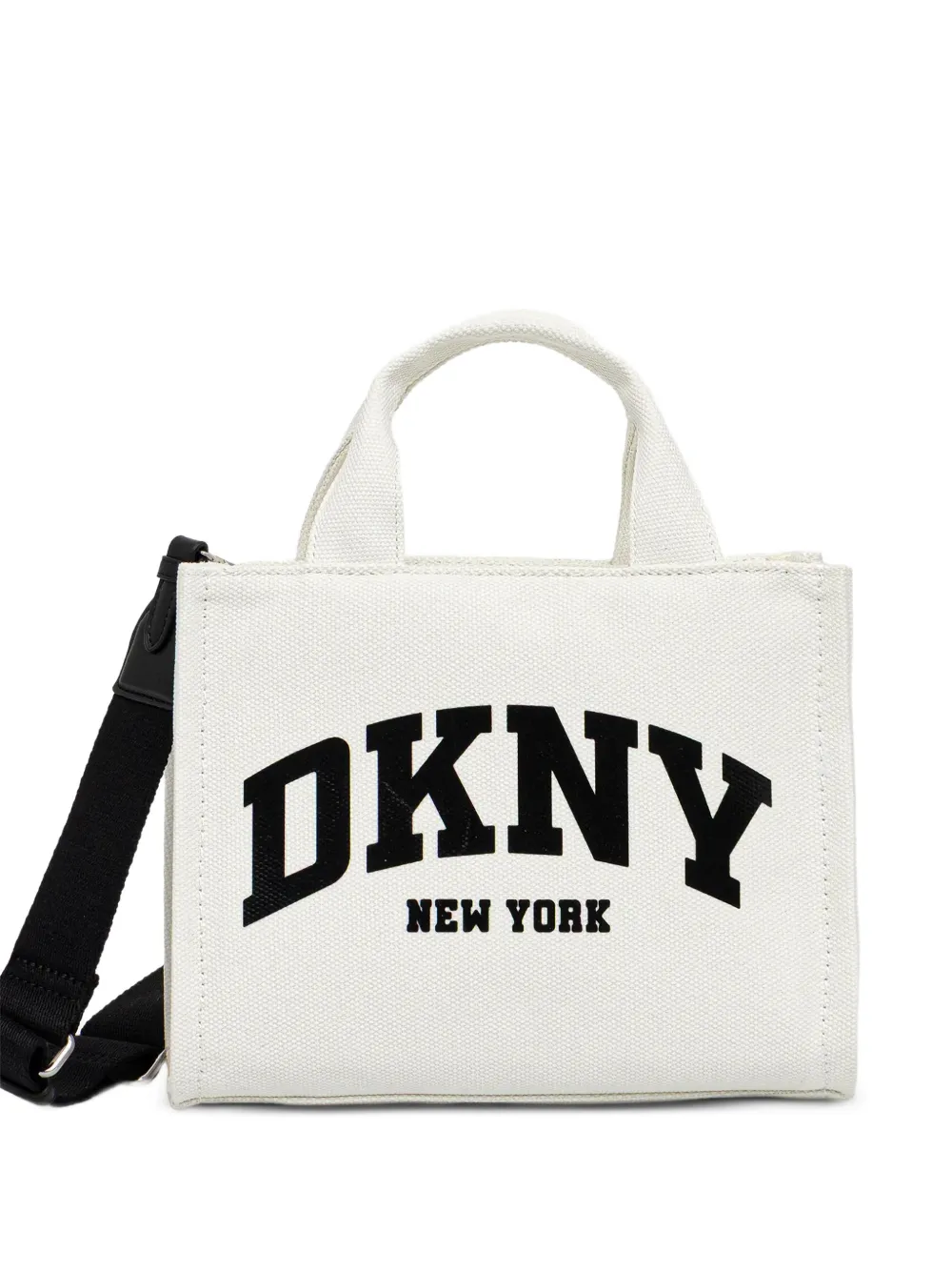 DKNY Borsa tote piccola con stampa - Bianco