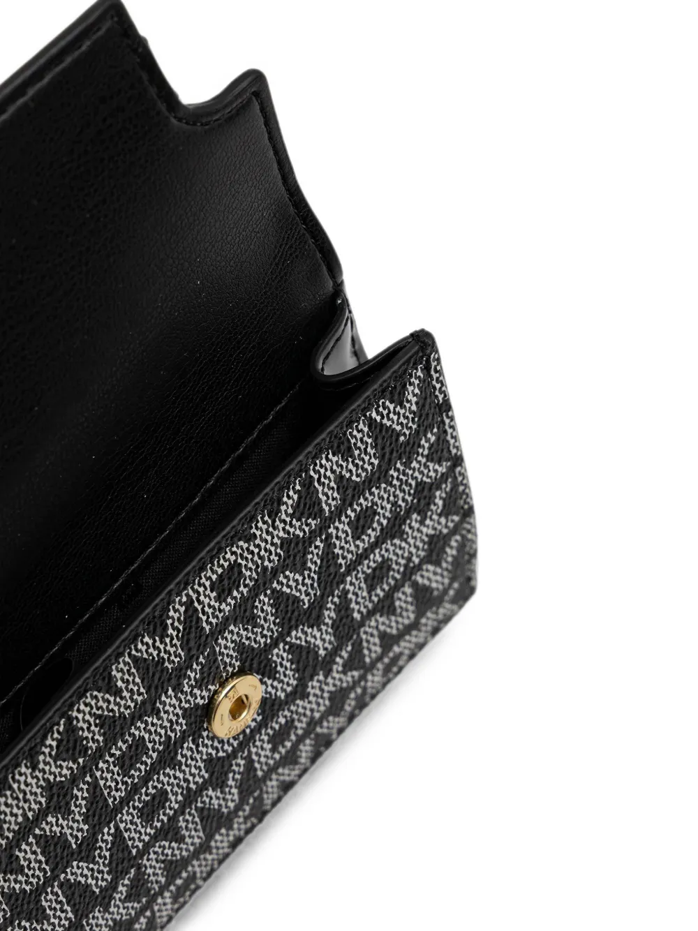 DKNY Avril portemonnee met logoprint Zwart