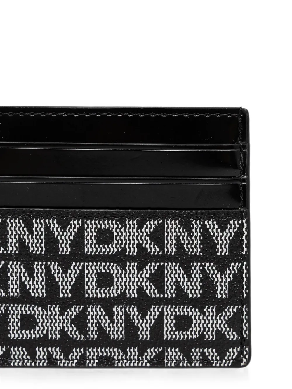 DKNY Avril portemonnee met logoprint Zwart