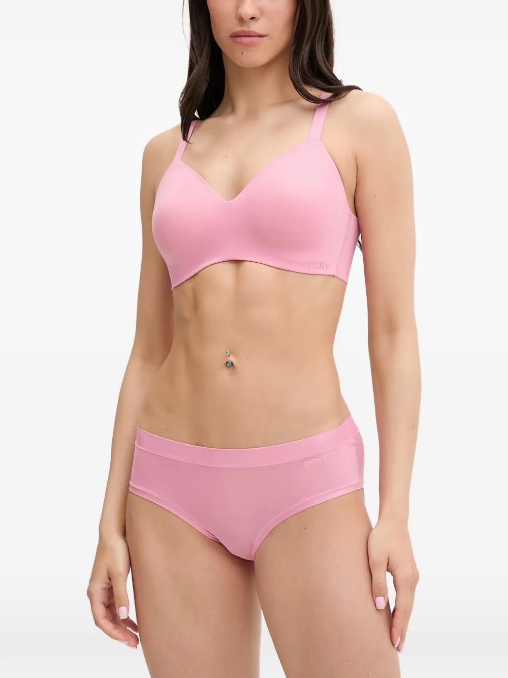 DKNY Bh met logoprint Roze