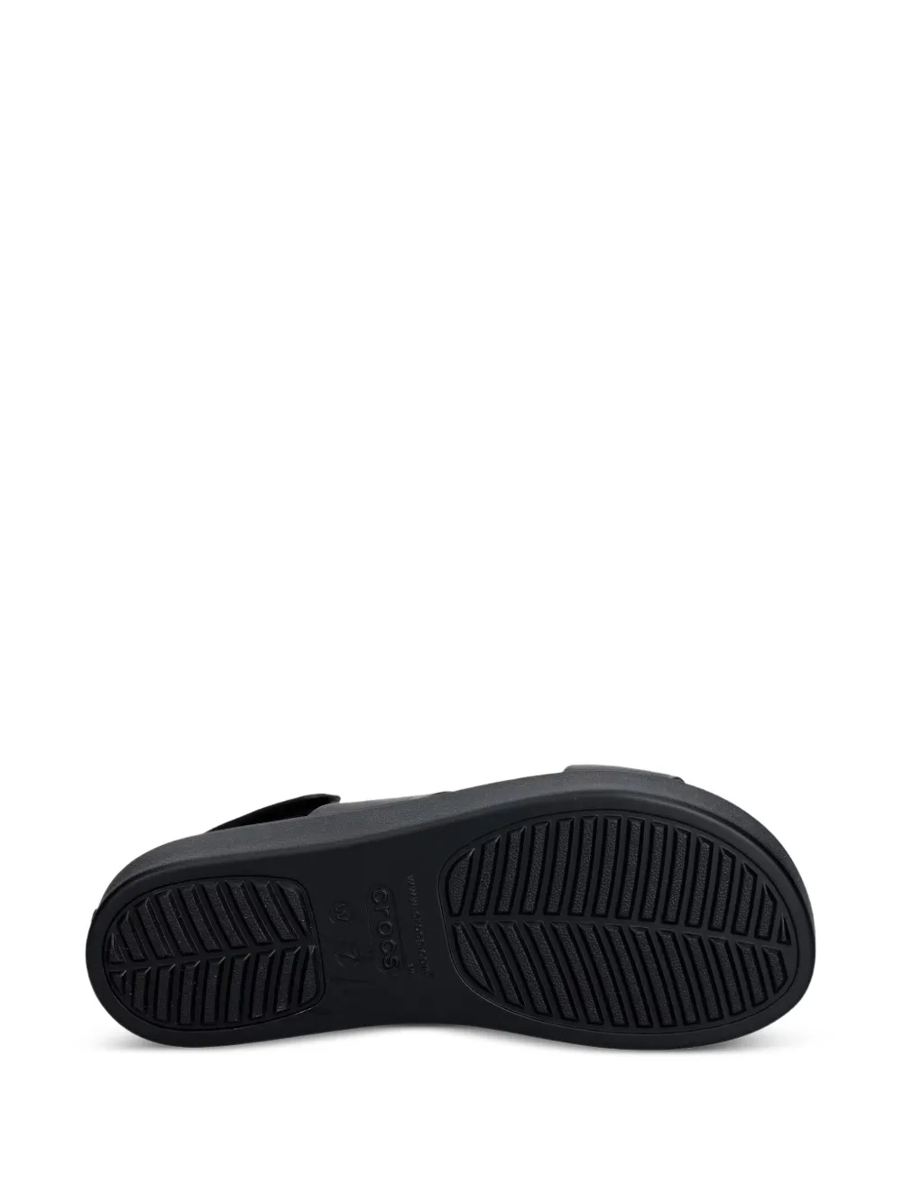 Crocs Brooklyn 4U platform sandals Zwart