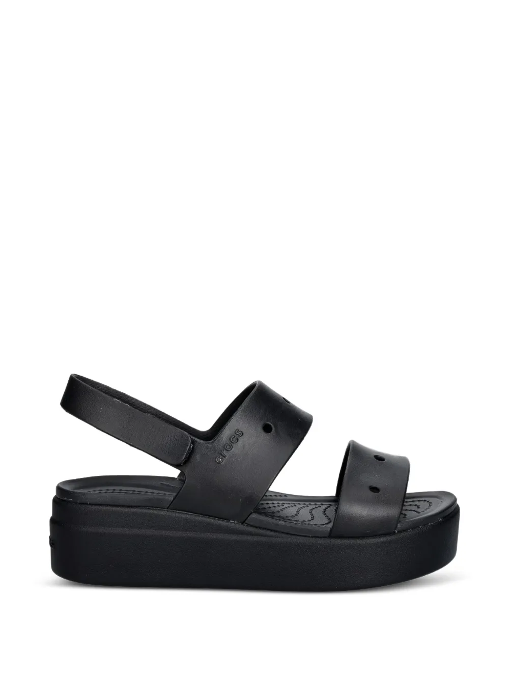 Crocs Brooklyn 4U platform sandals Zwart