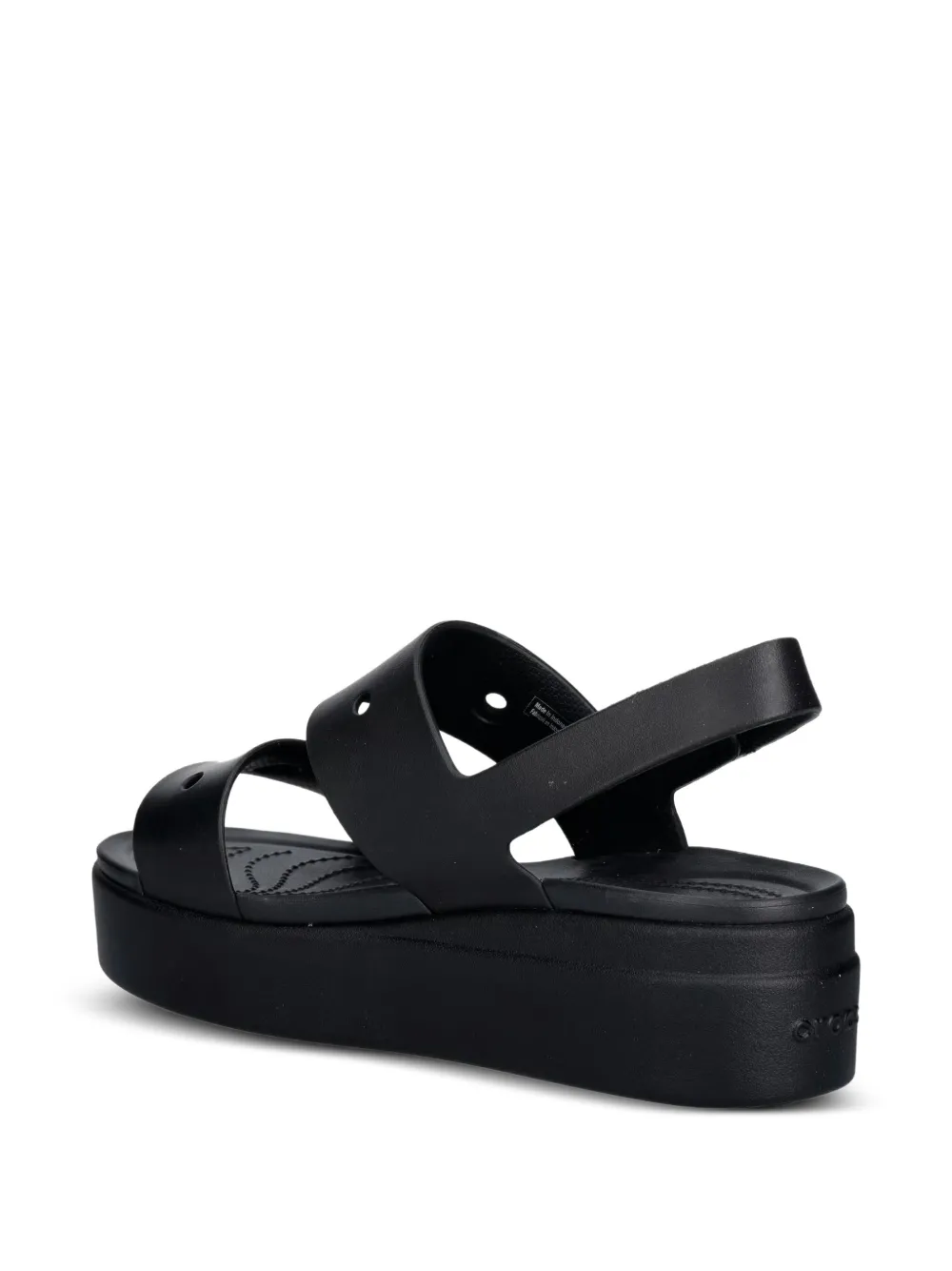 Crocs Brooklyn 4U platform sandals Zwart