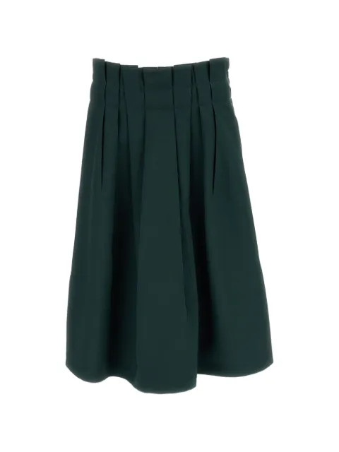 Marni pleated A-line midi skirt