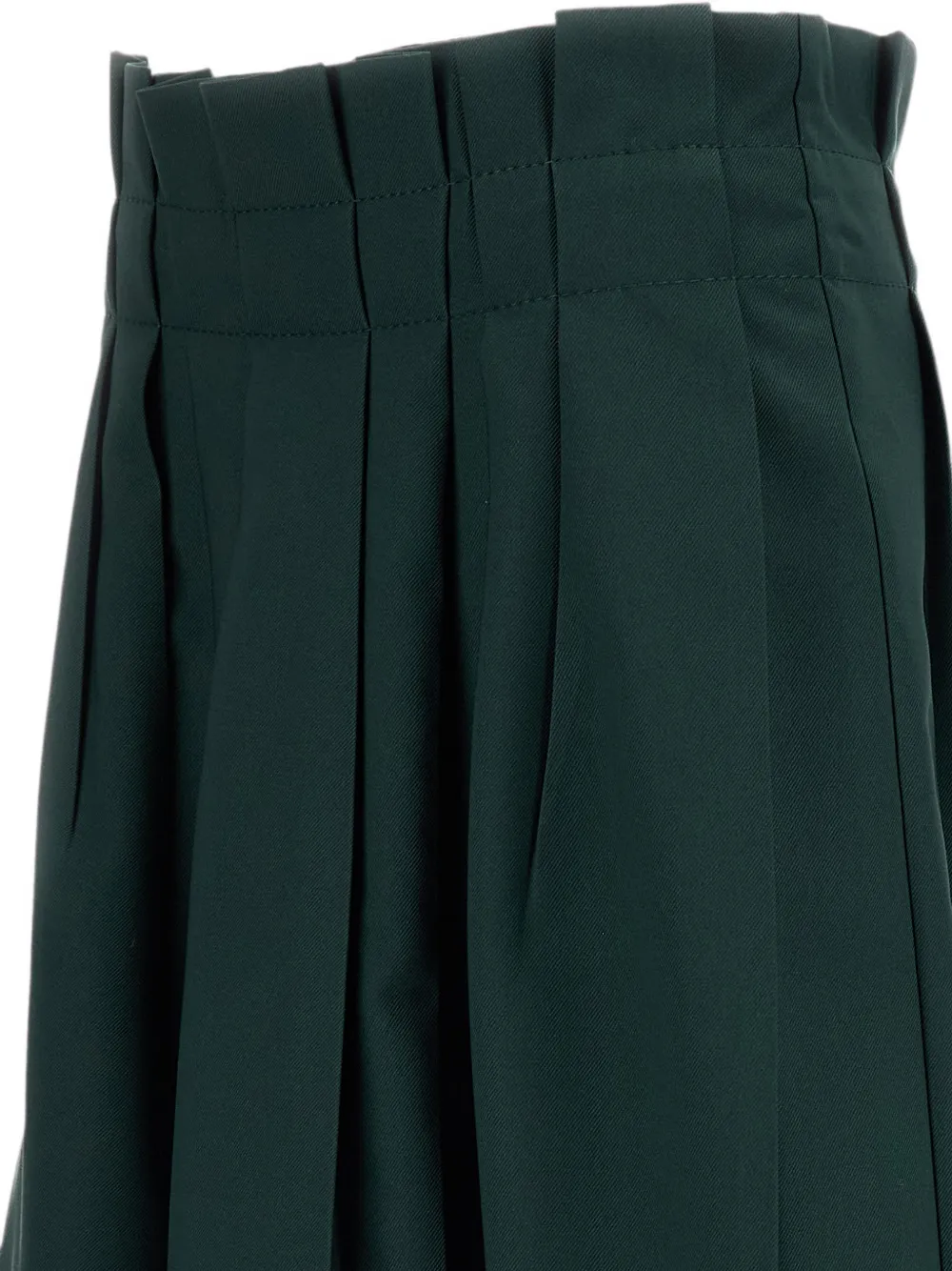 Marni Midi-plooirok met A-lijn Groen