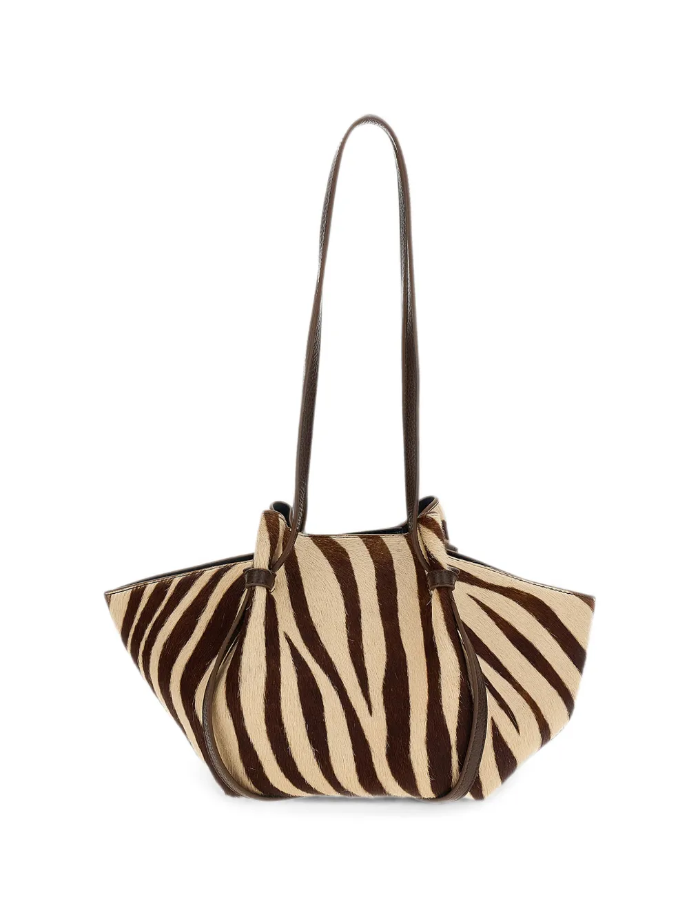 Yuzefi Mochi zebra-print shoulder bag - Neutrals