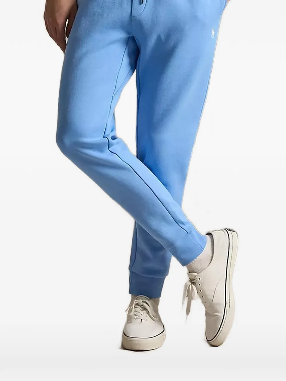Polo Ralph Lauren logo-embroidered drawstring track pants - Blu