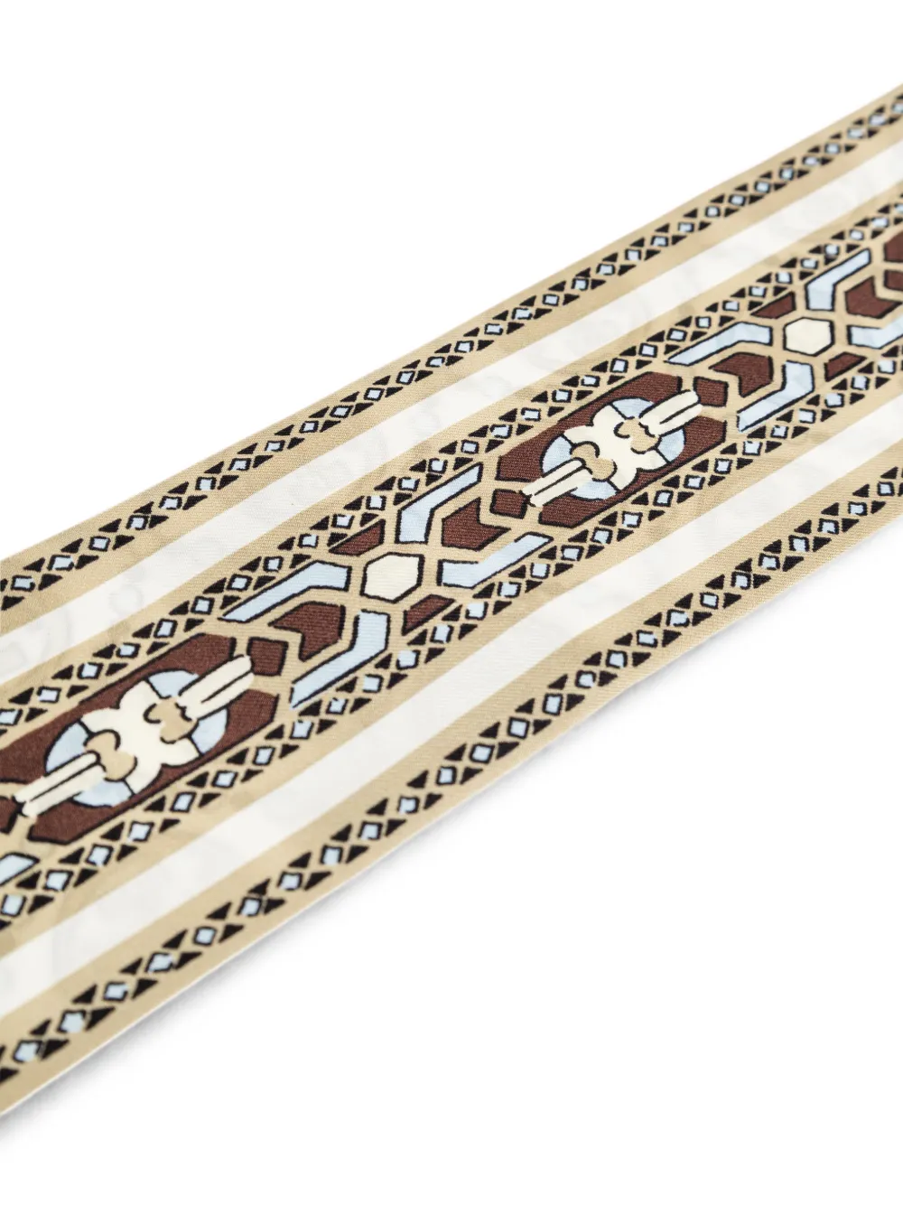 Tory Burch Sjaal met logoprint Beige