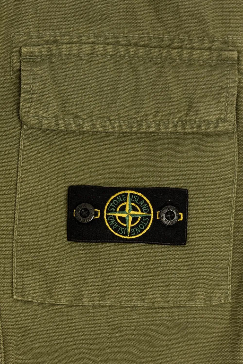 Stone Island Junior Cargo broek met Compass-logopatch Groen