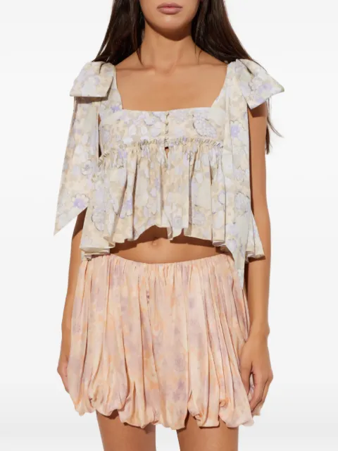 Chloé top con detalle de moño