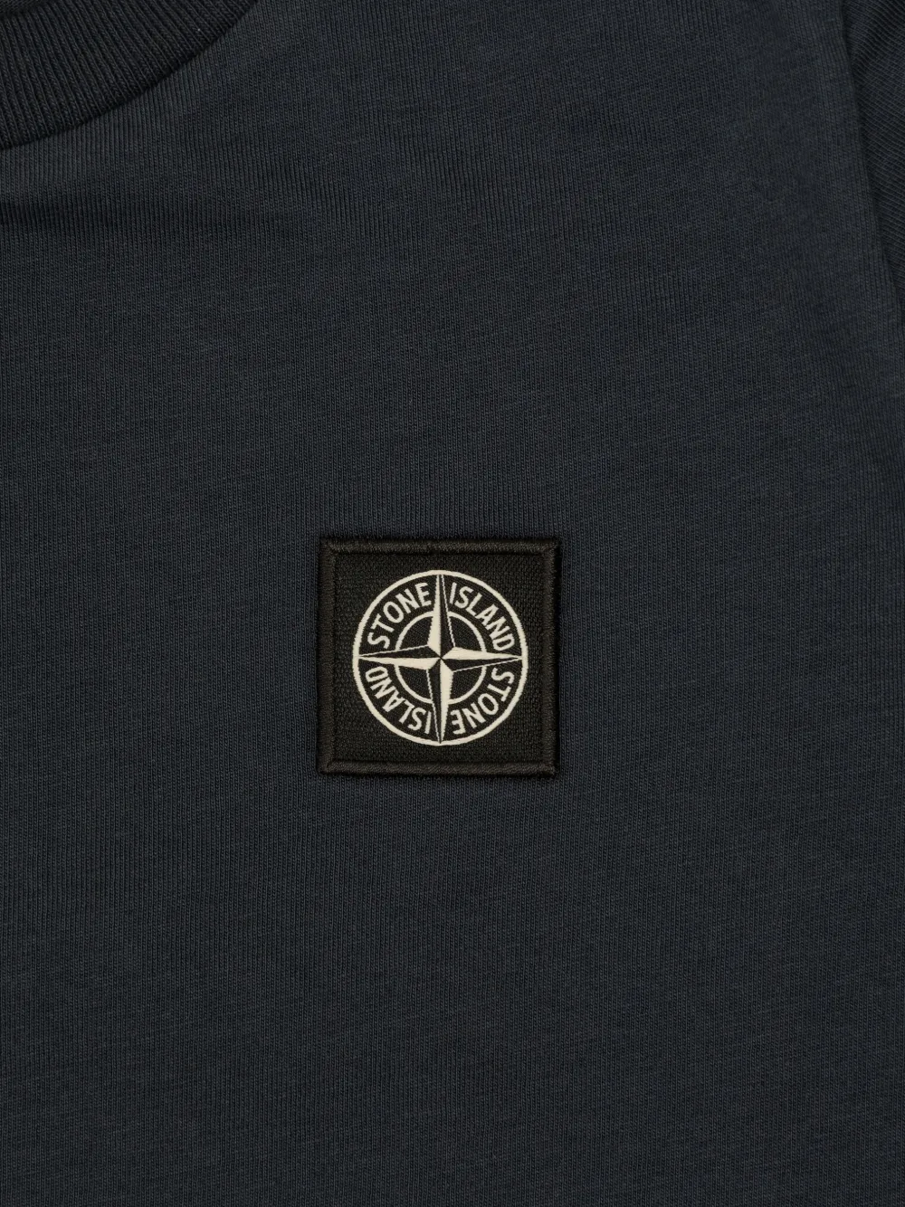 Stone Island Junior T-shirt met logopatch Grijs