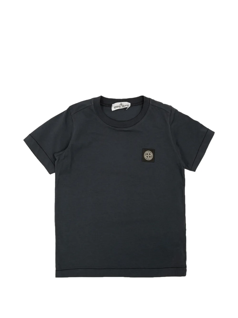 Stone Island Junior logo-patch T-shirt - Grigio