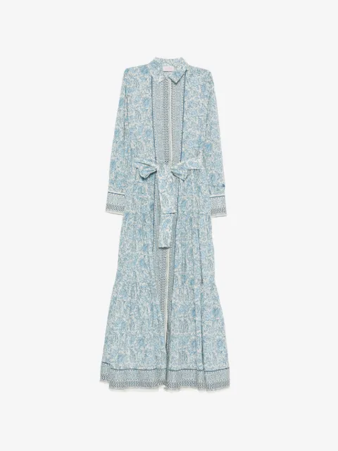 MC2 Saint Barth Jensen floral-print tiered maxi dress