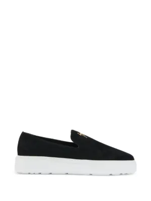 GIUSEPPE ZANOTTI/ジュゼッペ ザノッティ 黒ベルベットミュール Giuseppe Zanotti（ジュゼッペザノッティ）メンズ スニーカー - FARFETCH