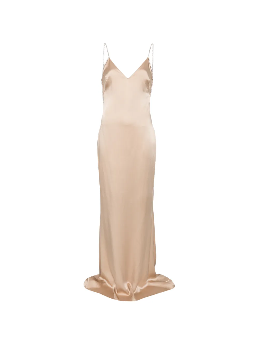 TOM FORD crystal-embellishment maxi dress - Toni neutri
