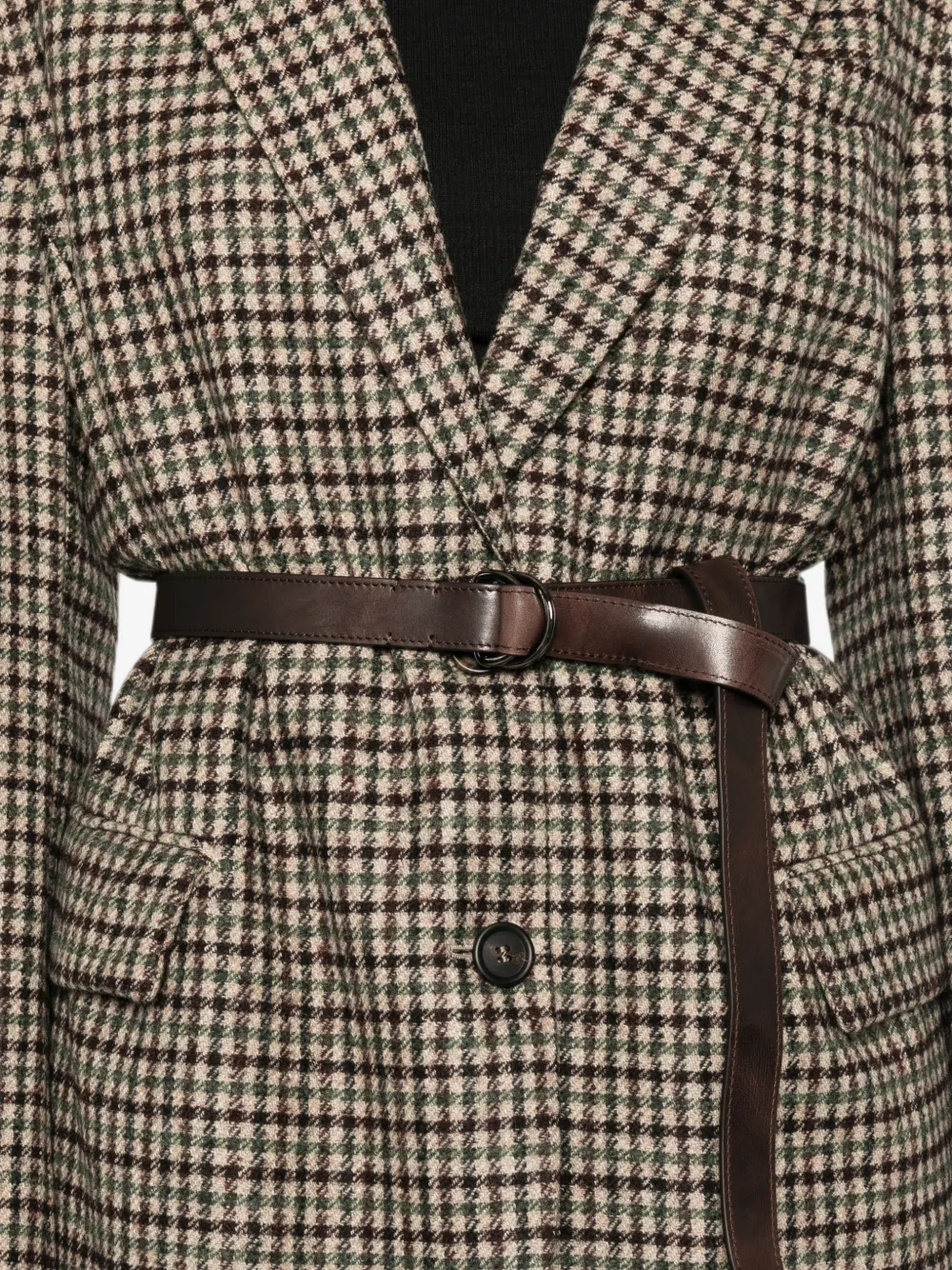 Brunello Cucinelli Geruite blazer Beige