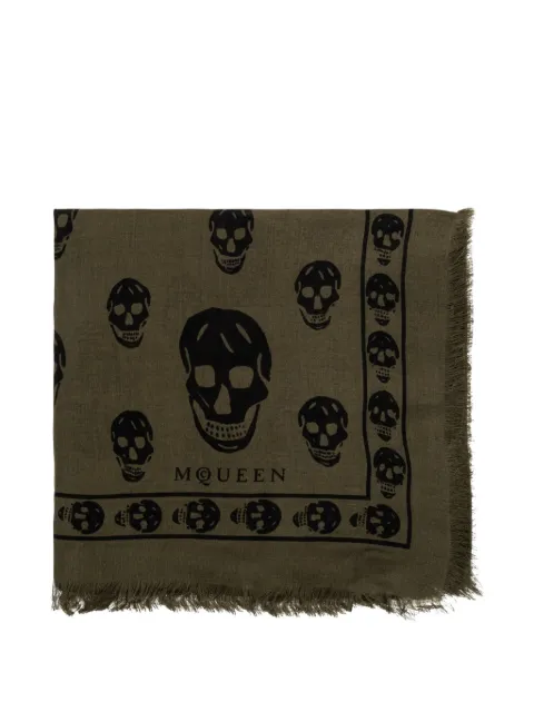 Alexander McQueen skull-print scarf