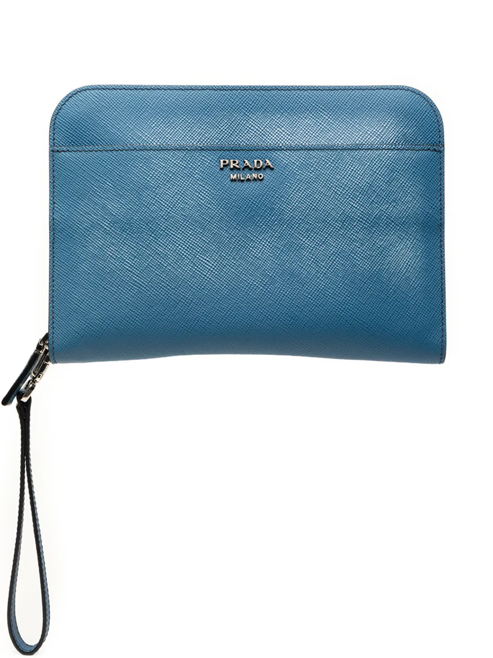 Prada Pre-Owned 2013-2026 Saffiano clutch bag - Blu