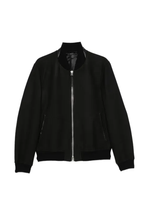 TOM FORD leather-trim bomber jacket