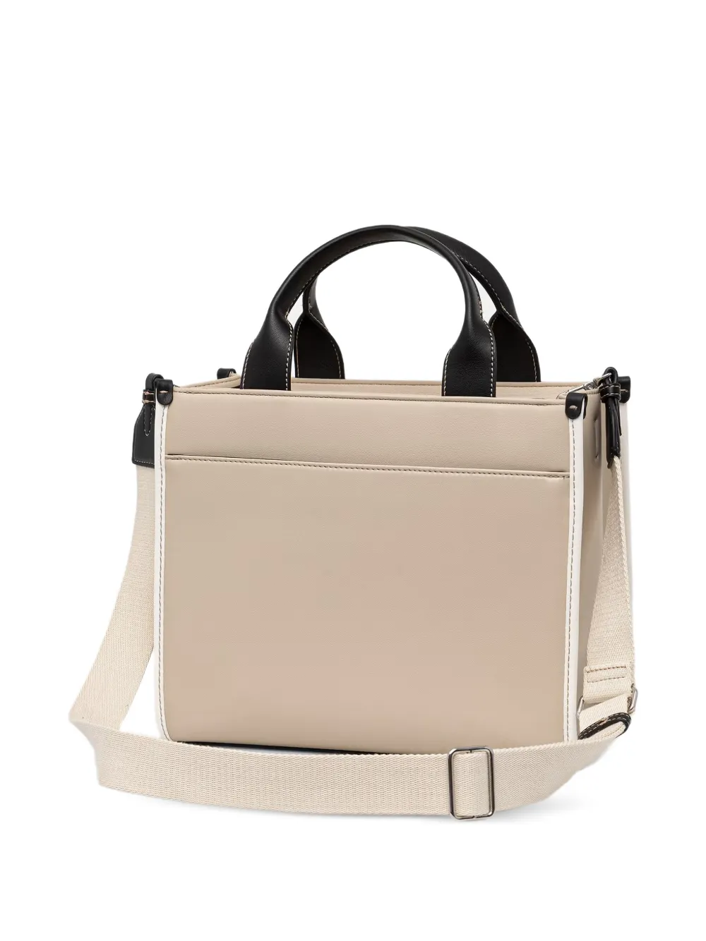 DKNY Medium Hadlee shopper met logopatch Beige