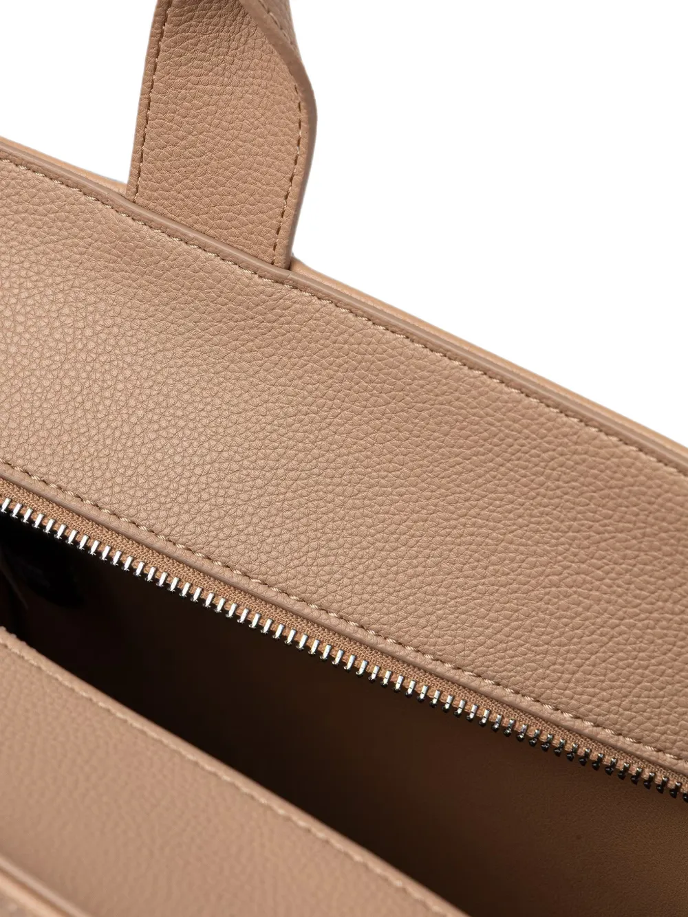 DKNY Shopper met logo-reliëf Beige