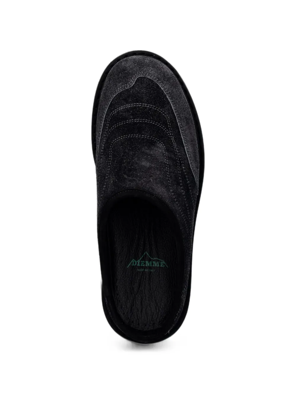 Diemme contrast-stitch slip-on mules Grijs