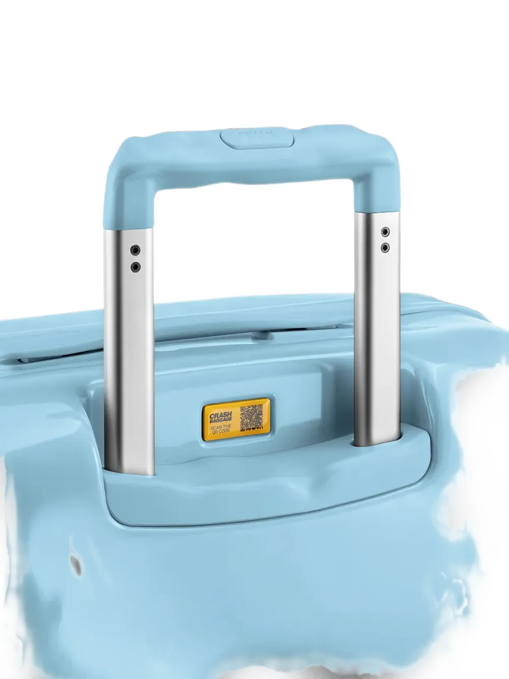 Crash Baggage Medium Icon Dented-effect Suitcase In Blue