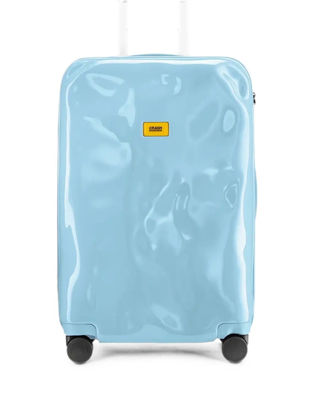 Crash Baggage Medium Icon Dented-effect Suitcase In Blue