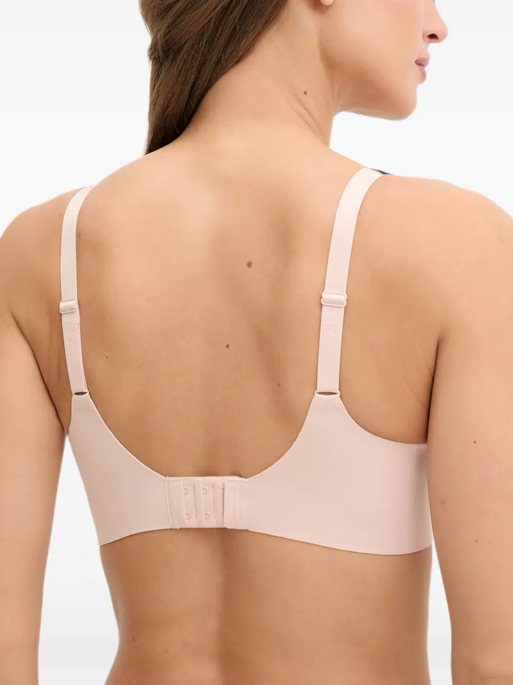 DKNY Naadloze bh met logo-reliëf Roze
