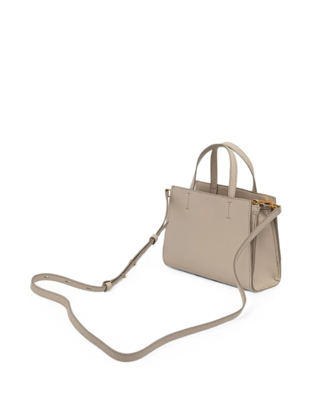 DKNY Kleine Avril shopper met logoplakkaat Beige