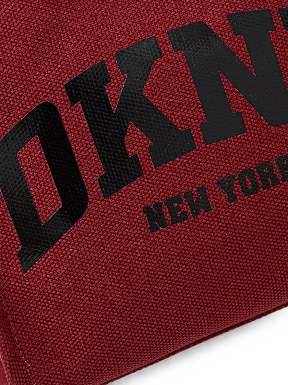 DKNY Kleine Hadlee canvas shopper met logoprint Rood