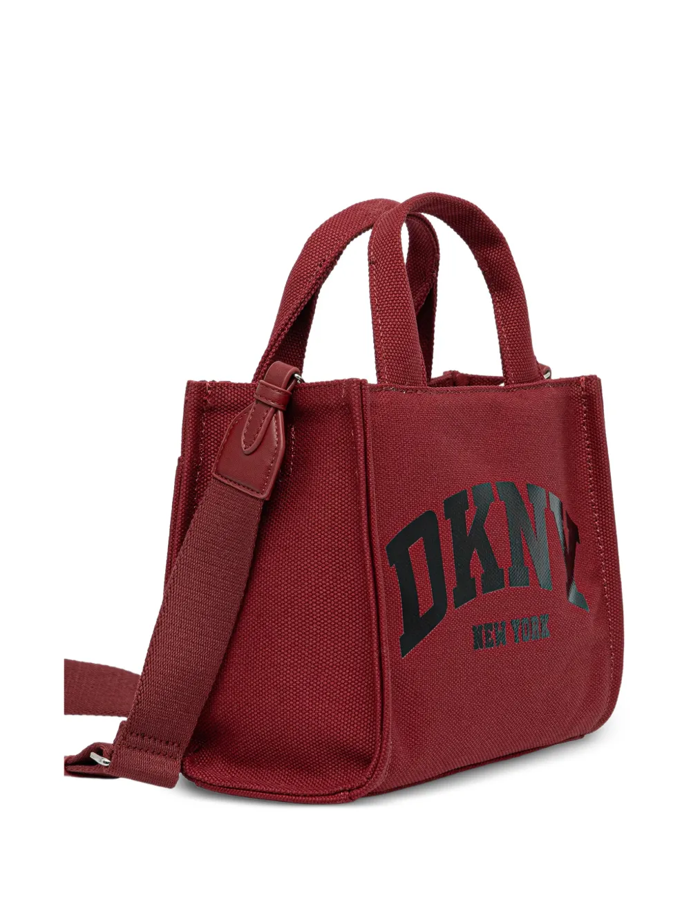 DKNY Kleine Hadlee canvas shopper met logoprint Rood