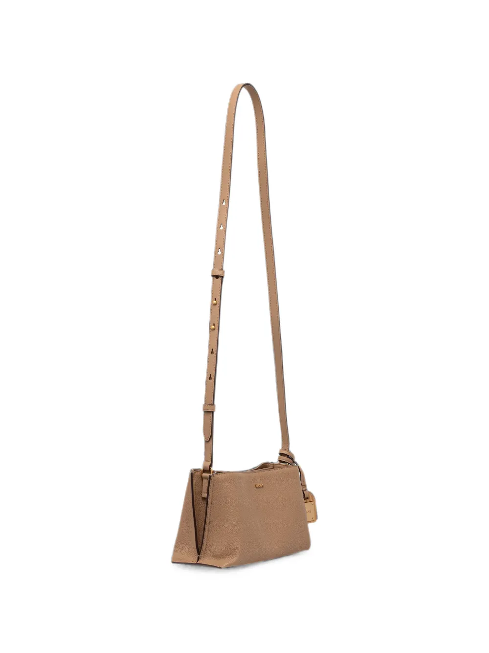 DKNY Alya crossbodytas met logoplakkaat Bruin