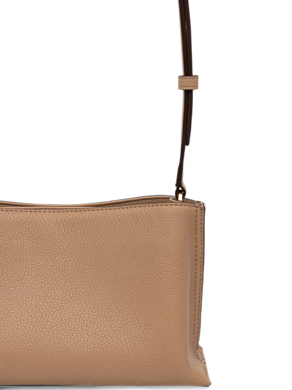 DKNY Alya crossbodytas met logoplakkaat Bruin