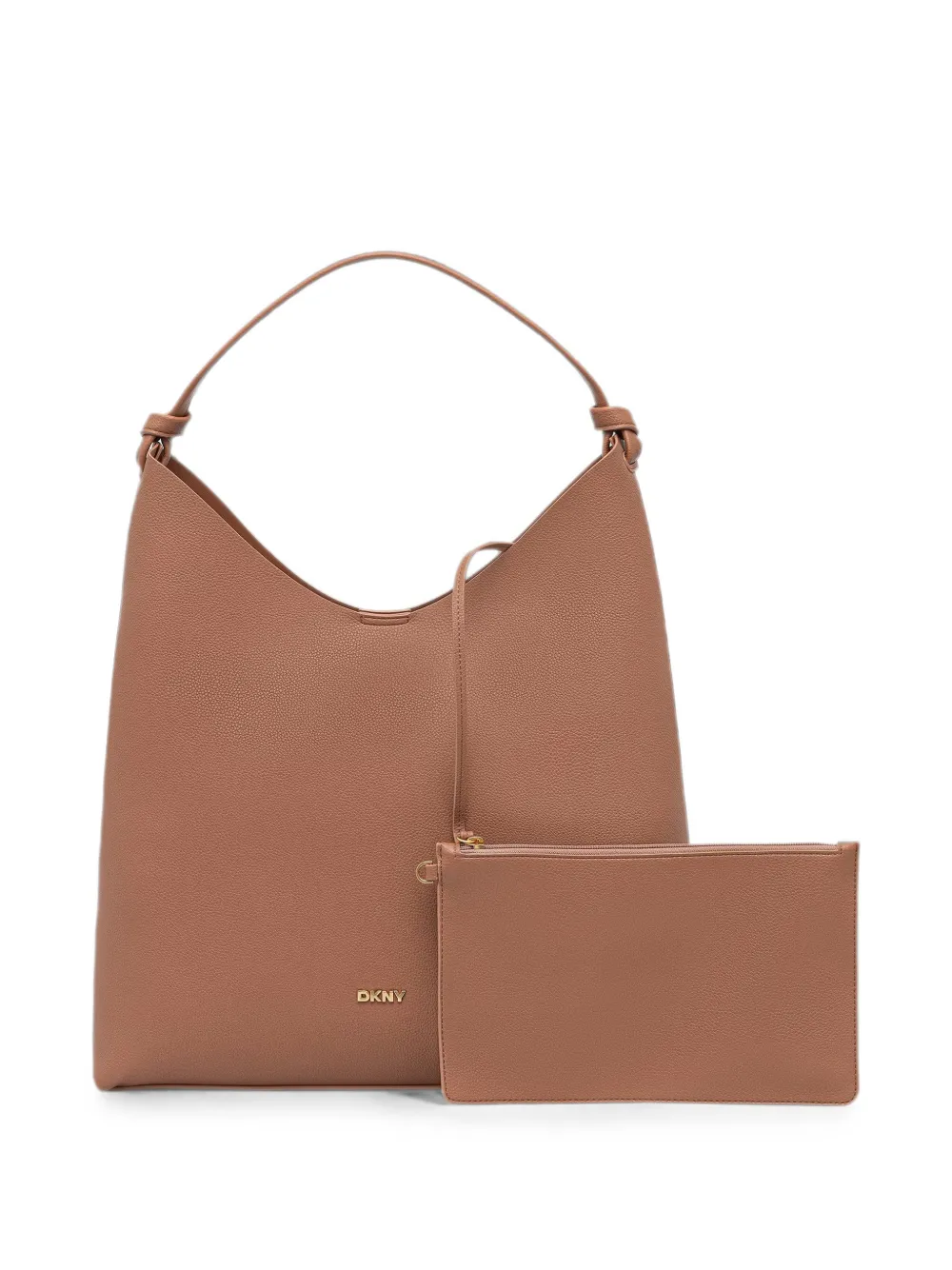 DKNY Hobo Paula bewerkte shopper Bruin