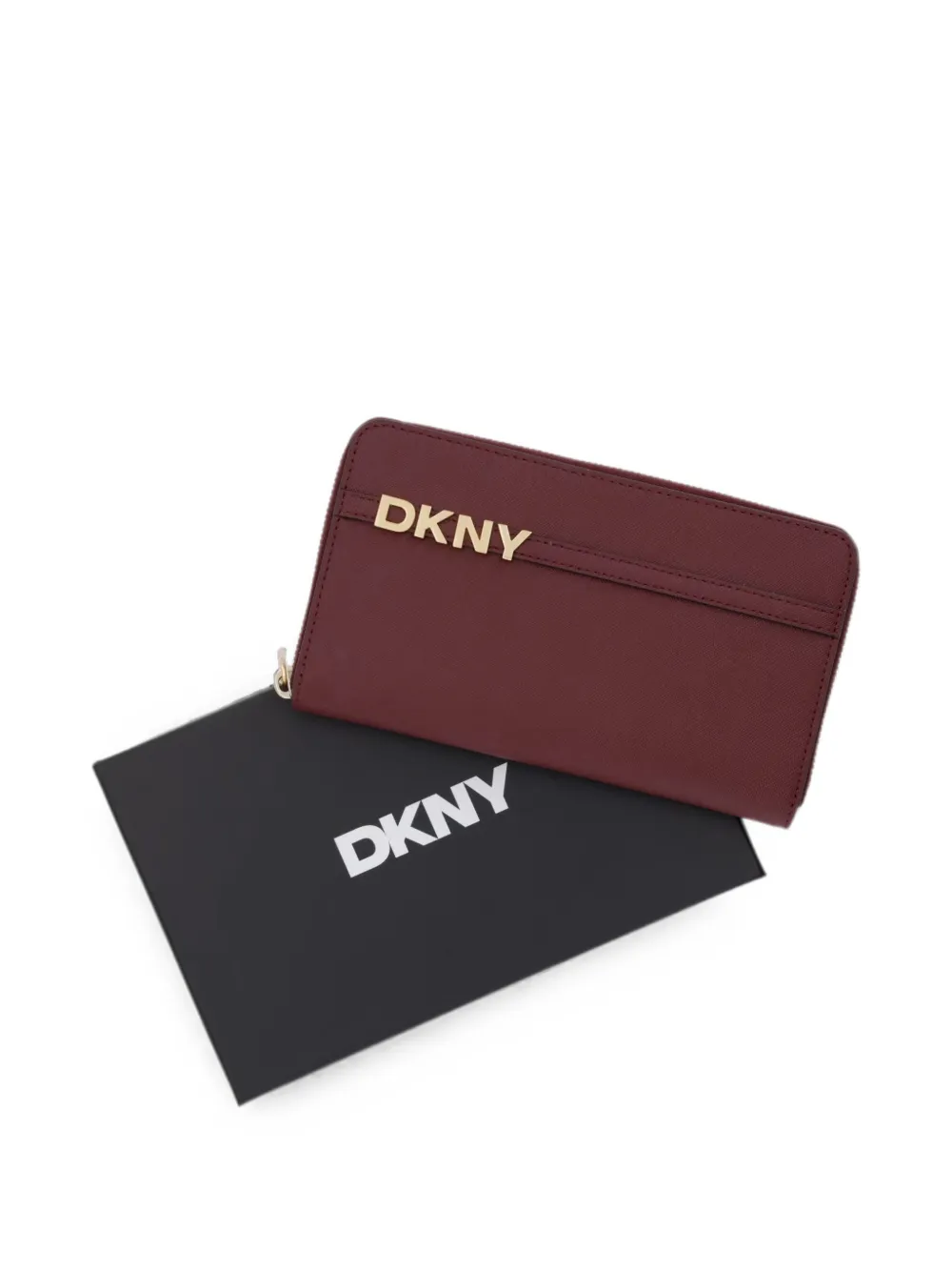 DKNY Avril portemonnee met rits Rood