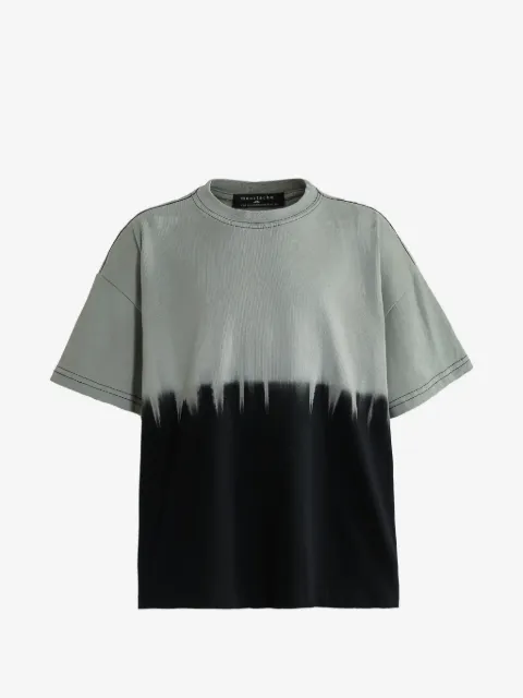 Moustache dip-dye short-sleeve T-shirt